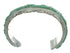 Turquoise Inlay Sterling Silver Southwestern Cuff Bracelet AX78275